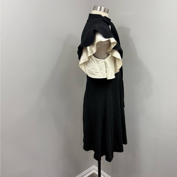 Cinq a Sept Black Ruffle Dress - Picture 7 of 15